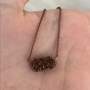 chocolate color kendra scott necklace